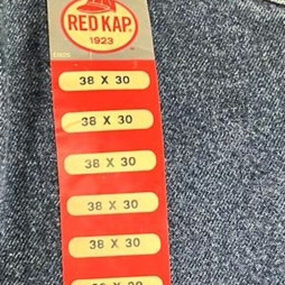 Red Kap 1923 Denim Jeans 38x30 Relaxed Fit Work Jeans Men's NWT Vintage - Picture 6 of 11